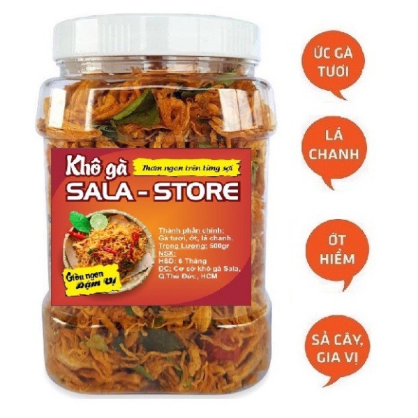 1KG Khô Gà Lá Chanh Loại Đặc Biệt Thơm Ngon | BigBuy360 - bigbuy360.vn