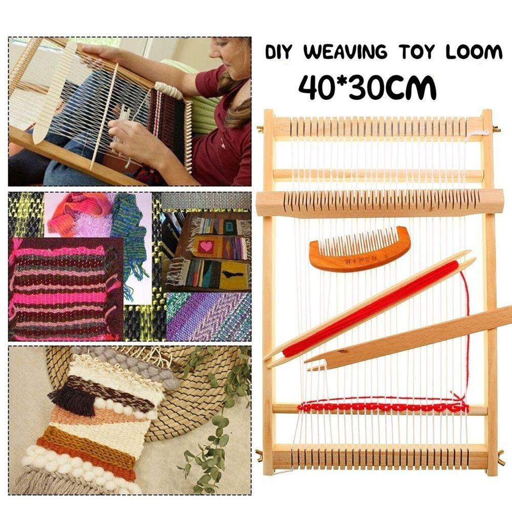 Đồ chơi trẻ em Loom Truyền Thống Bằng Gỗ DIY Dành Cho Bé Gái