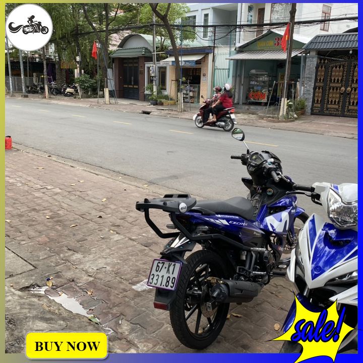 Baga sau GIVI HRV cho xe Exciter 150 đặc biệt chịu lực cao tặng kèm đế hàng chính hãng BH 2 năm