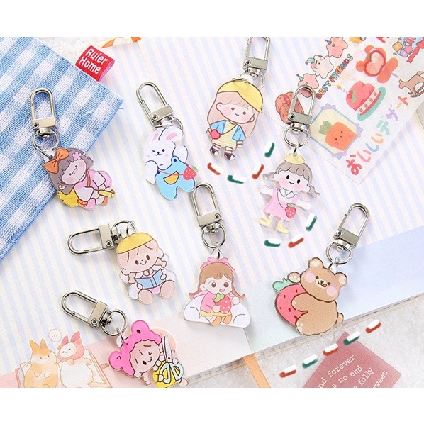 Móc khóa hoạt hình meka siêu đẹp