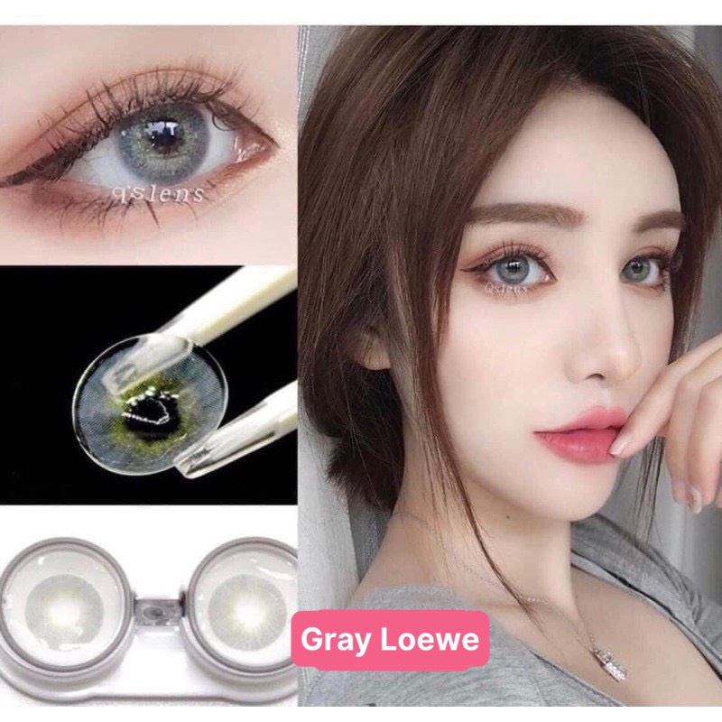 Đôi lens mắt [KÍNH ÁP TRÒNG] chính hãng dùng 1 năm không cộm mẫu đẹp