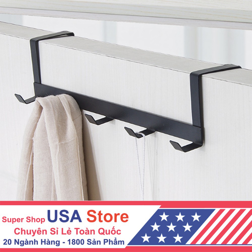 Khung Treo Đồ Sau Cửa X5 Mẫu Mới Trơn Hiện Đại (5 Móc) CDS1542 Autofun