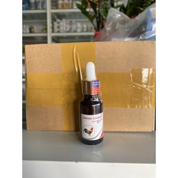 ENERGY GINSENG lọ 20ml dinh dưỡng cho gà