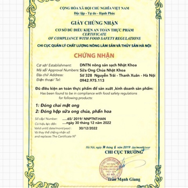 Sữa ong chúa tươi 100% đạt ATTP. Combo 3 hũ