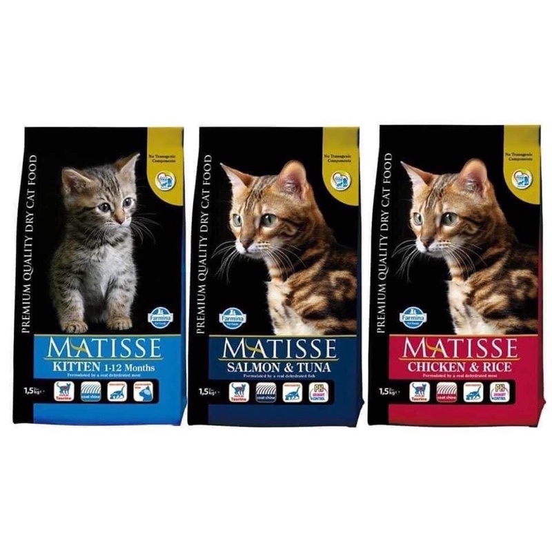 Thức ăn cho mèo - Hạt Matisse Kitten, Cá Hồi, Gà