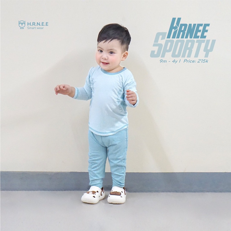 [ hrnee ] bộ dài tay hrnee sporty