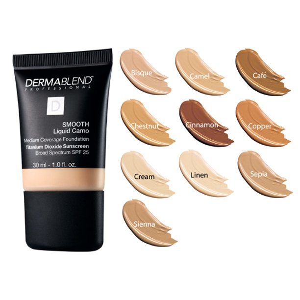 Dermablend - Kem Nền Dermablend Smooth Liquid Camo Medium Coverage Foundation SPF25 30ml