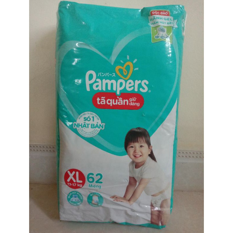 Tã quần Pampers giữ dáng size L68/ XL62