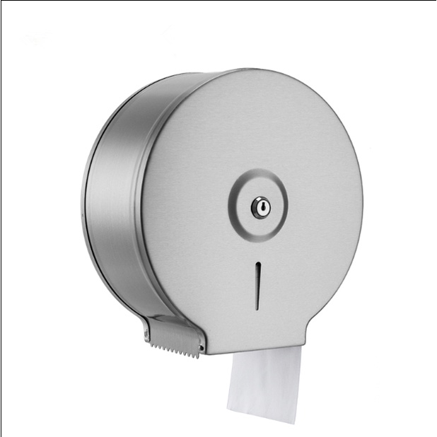 Hộp đựng giấy vệ sinh công nghiệp inox sus304 hộp đựng giấy vệ sinh treo tường cuộn lớn inox sus304