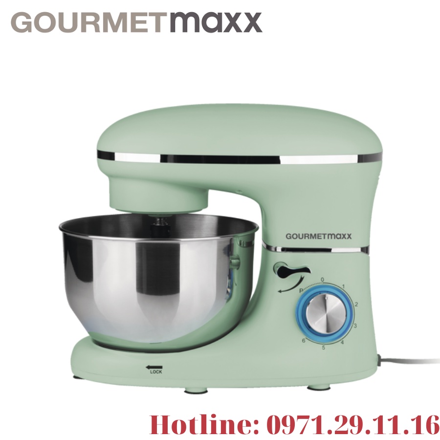 Máy nhào bột FREIHAFEN 5.5L 1400W của Đức - Đánh trứng trộn bột trộn salad- Hàng chính hãng