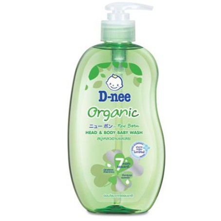 Tắm gội toàn thân dành cho bé từ 0-3 tuổi D-Nee Organic 380ml