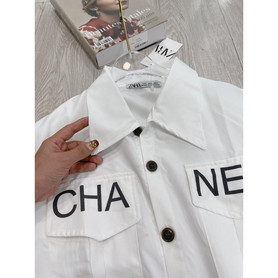 VÁY SƠ MI DÁNG DÀI EO C HA NEL - ảnh, video thật mẫu