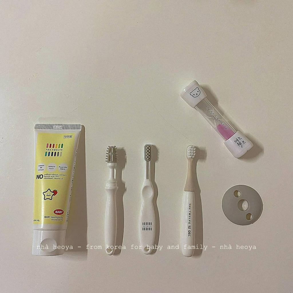 KEM ĐÁNH RĂNG VỊ DÂU THE TWELVE CHO BÉ TỪ 6M+