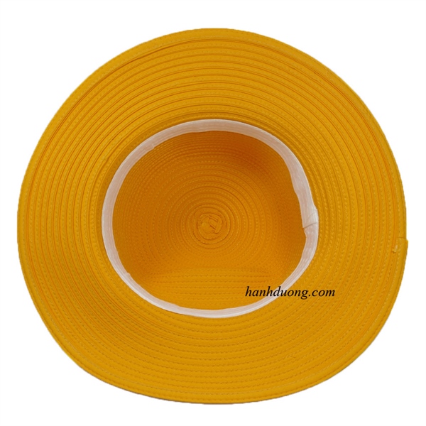 Nón bo nữ rộng vành 8cm có gắn hoa