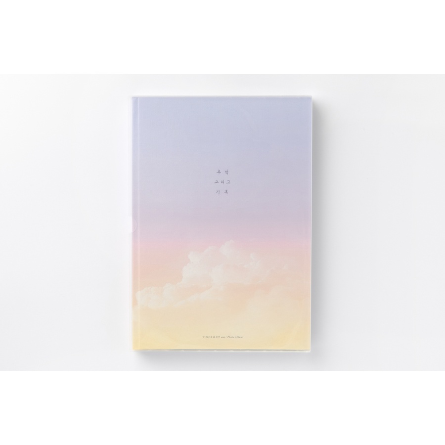 Binder Collect Book ARTBOX Hàn Quốc Đựng Ảnh Kỉ Niệm Bìa Bầu Trời Gradient 20 Trang