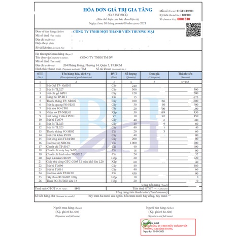 Bút lông kim Thiên Long-Doraemon FL-04/DO (10 cây/ hộp)