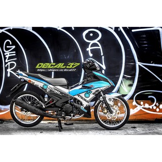 Tem Trùm Exciter 150 Petronas Xanh Bạc