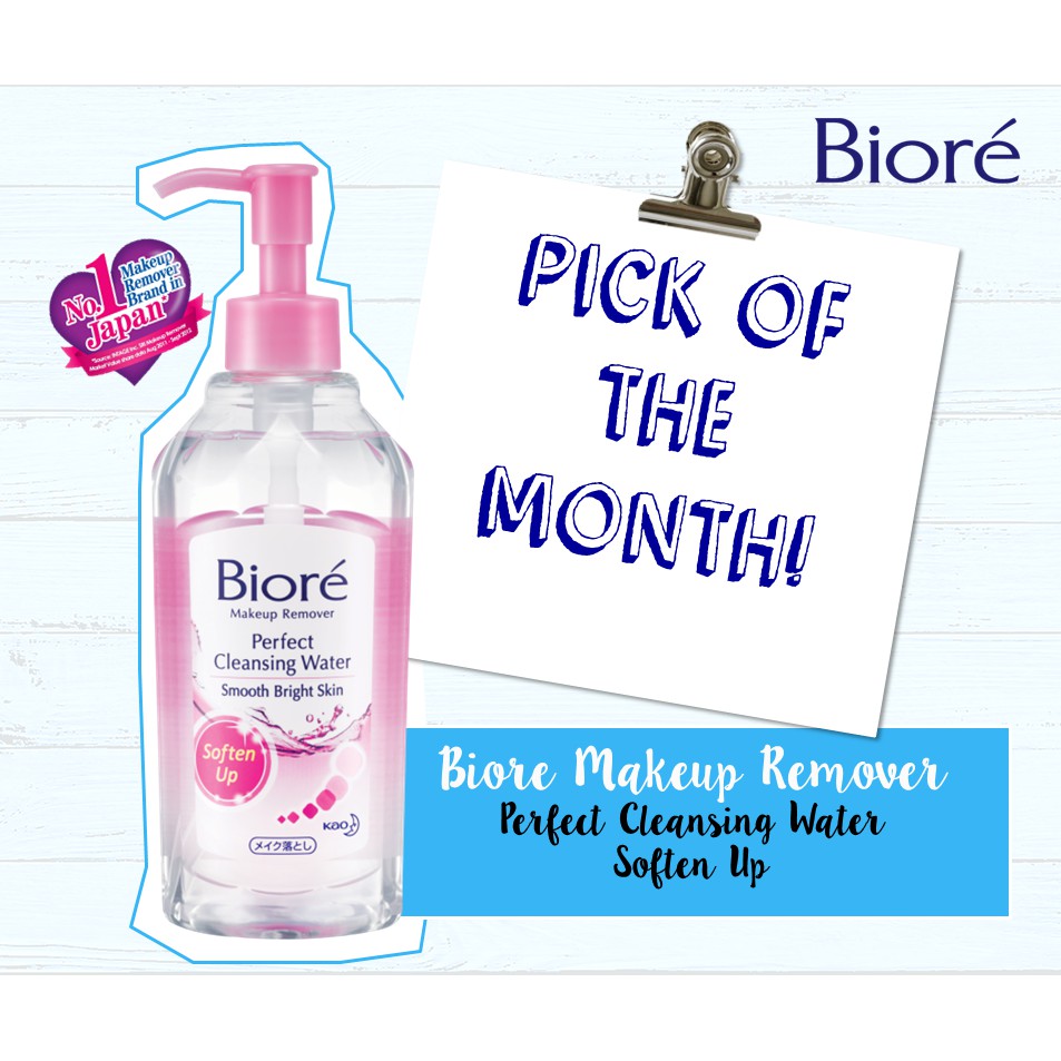 Nước Tẩy Trang Bioré Dành Cho Da Thường Và Da Khô Perfect Cleansing Water Soften Up 90ml