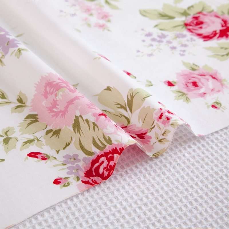 Cotton Twill Fabric Cotton Big Flower Garden Small Floral Fabric Bedding Apparel Fabric Handmade Various Patterns