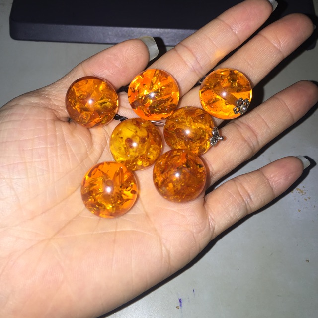 Hổ phách non copal 