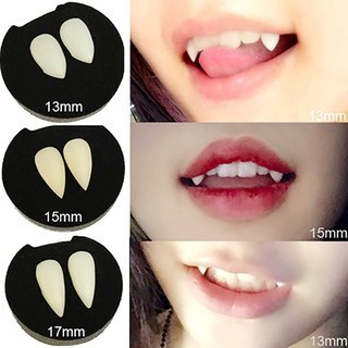 (bán rẻ)[RẺ VÔ ĐỊCH-HÀNG CÓ SẴN]Set 2 răng nanh giả kèm hộp đựngq