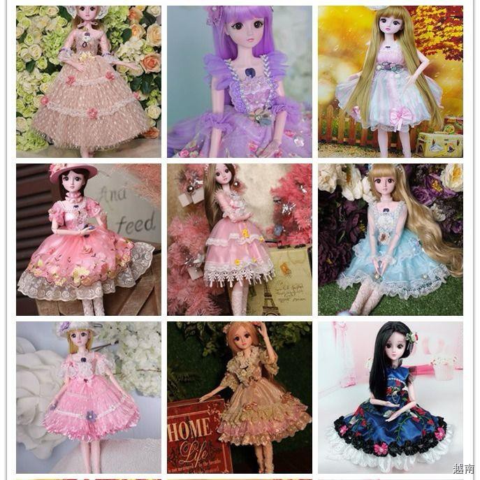 ℡㍿quần áo búp bê 45cm Barbie Công chúa nhỏ 45cm60cm bjd để chơi với