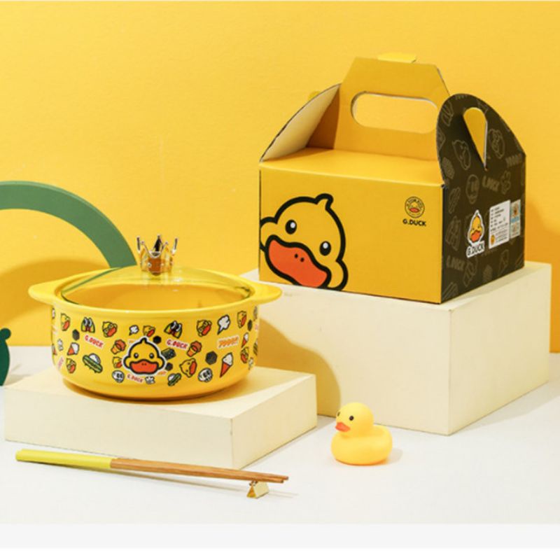 Bát sứ vịt xinh xắn hãng G.duck full box
