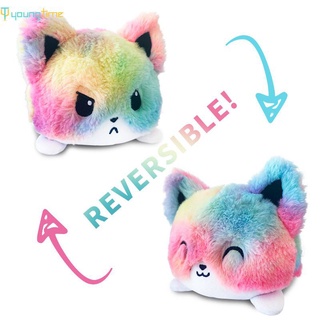 Mèo bông cảm xúc 2 mặt anh em của bạch tuộc cảm xúc reversible cat gấu bông mèo cao cấp CHOUSE