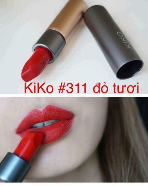 Son thỏi lì KiKo Velvet Passion Matte Lipstick