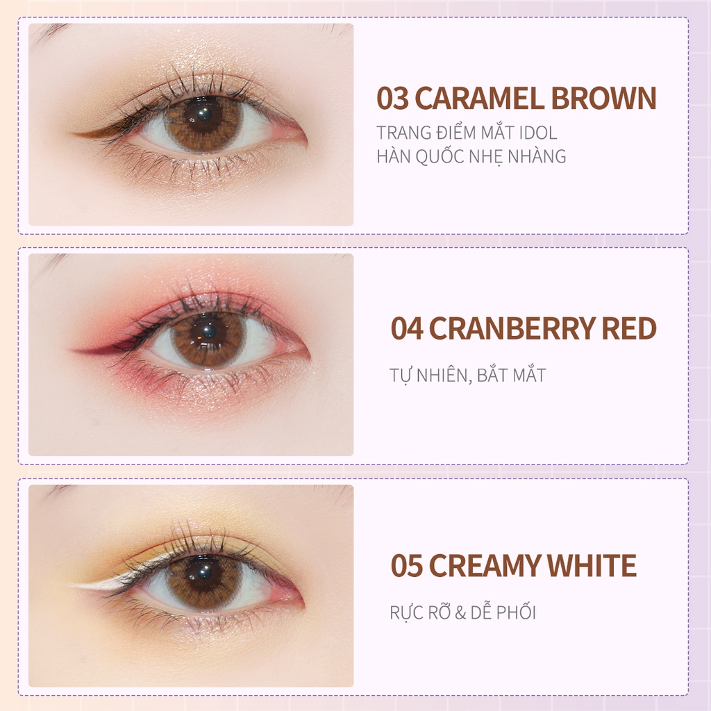 PINKFLASH Bút Kẻ Mắt Dạng Gel Siêu Mịn Nhanh Khô Chống Mồ Hôi Lâu Trôi Thương Hiệu POPJUICE