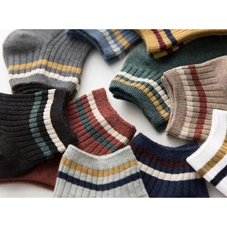 Set 10 Đôi Tất Ngắn Cổ Kẻ SS2