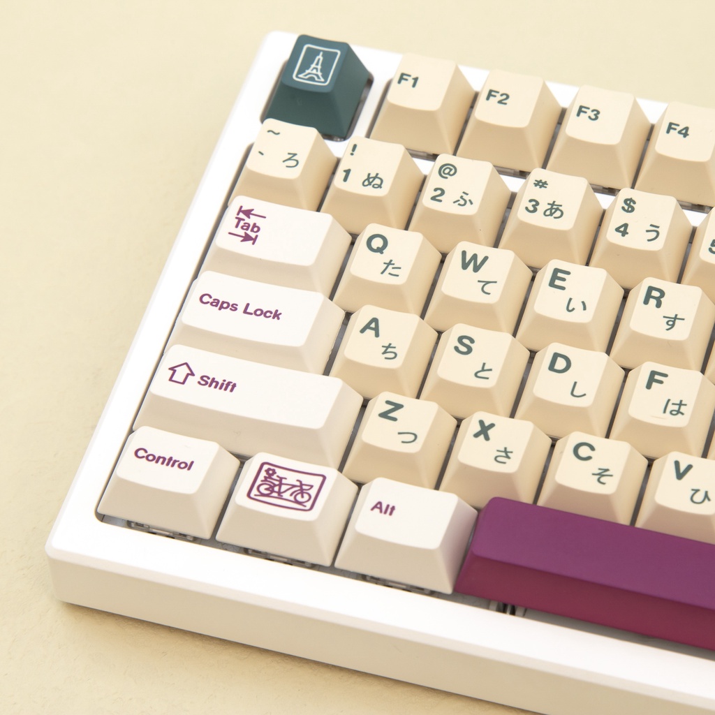 GMK Fleuriste Keycaps Cherry Profile 143 Phím PBT Dye Sub Bàn phím cơ Keycaps