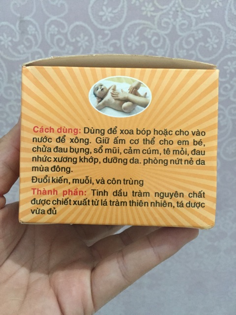 CAO XOA TINH DẦU TRÀM (cố đô Huế )