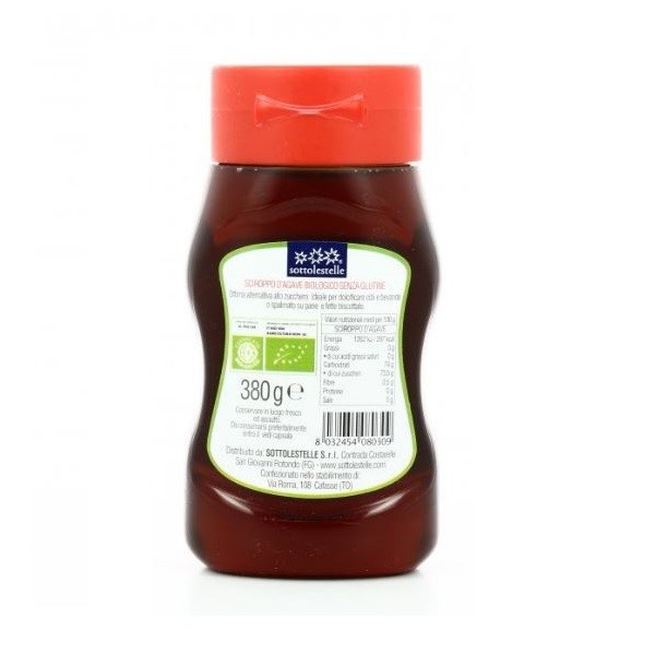 Siro cây thùa hữu cơ Sottolestelle Organic Agave Syrup 380g