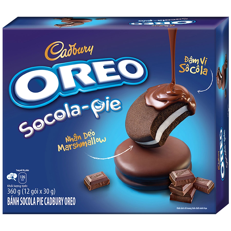 BÁNH OREO SOCOLA PIE  12+2