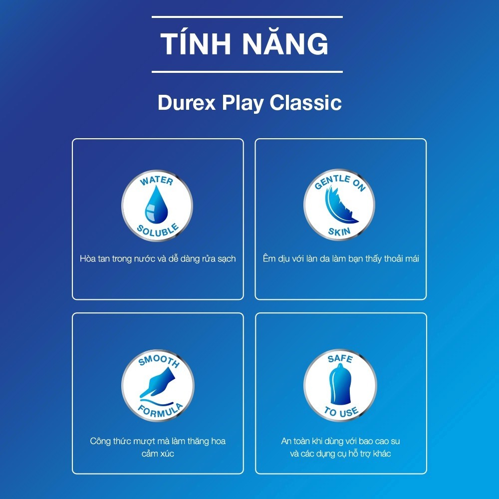 Gel bôi trơn Durex Play O 15 ml,se khít âm đạo, tăng cường khoái cảm, Chính Hãng