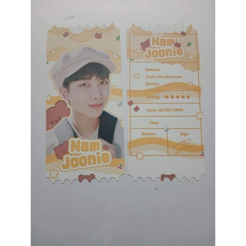 Ticket Namjoon