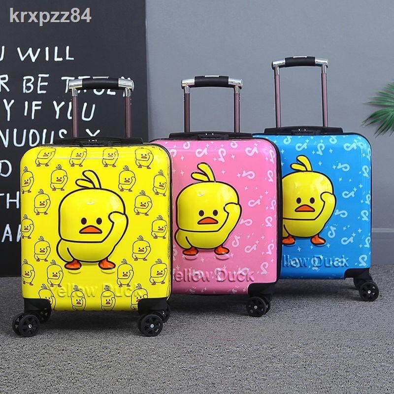 Vali Kéo Du Lịch 20 Inch Họa Tiết Hoạt Hình 3d in Minion, Vịt Vàng, Thỏ Gấu Có Khóa Mật Khẩu Cho Bé TRAI GÁI đều HOT