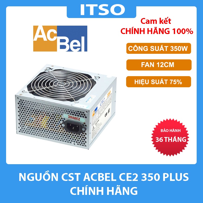 Nguồn máy tính Acbel CE2+ 350 chính hãng - Bảo hành 36 tháng