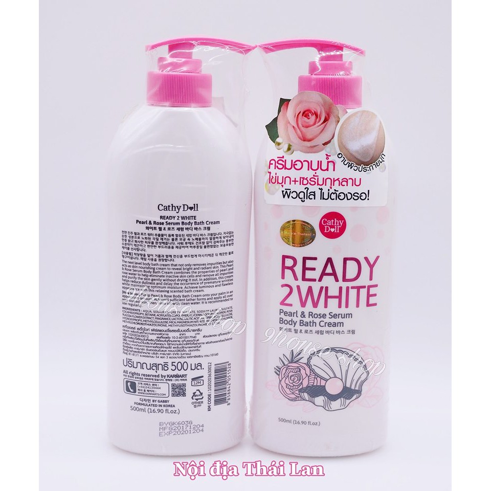 Sữa tắm Ready 2 White Hoa Hồng Thái Lan 500ml