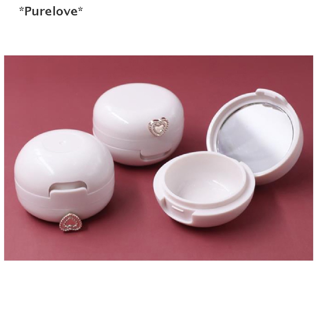 1 Hũ Rỗng Đựng Son Dưỡng Môi Màu Trắng 20g Kèm Cọ Tiện Dụng