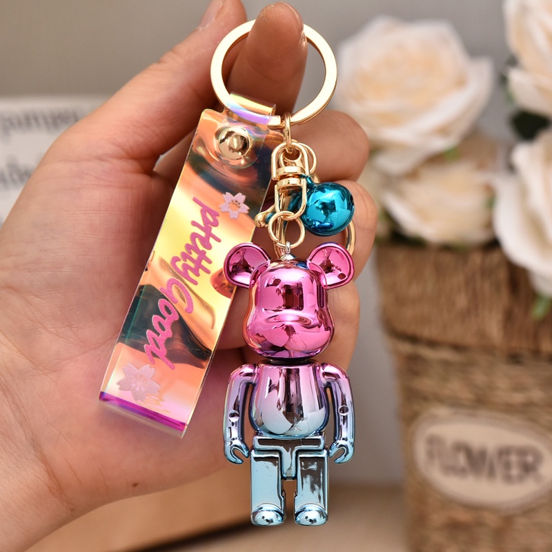 Móc Khóa Phụ Kiện Túi Xách Gấu Xinh Xắn Hàn Quốc đủ màu sắc hot trend Móc Khóa Cute CICIBOX