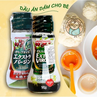 Dầu ăn dặm mè đen, olive ajinomoto - dầu ăn trẻ em 70ml