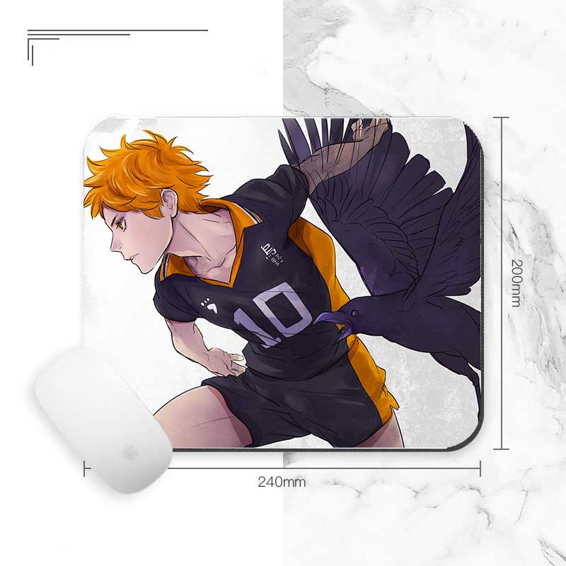 Miếng lót chuột IN HÌNH Haikyuu!! Vua bóng chuyền anime chibi tiện lợi xinh xắn