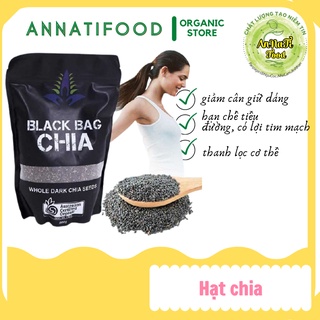 Hạt Chia Úc Organic Chia Seeds túi đen 500gr