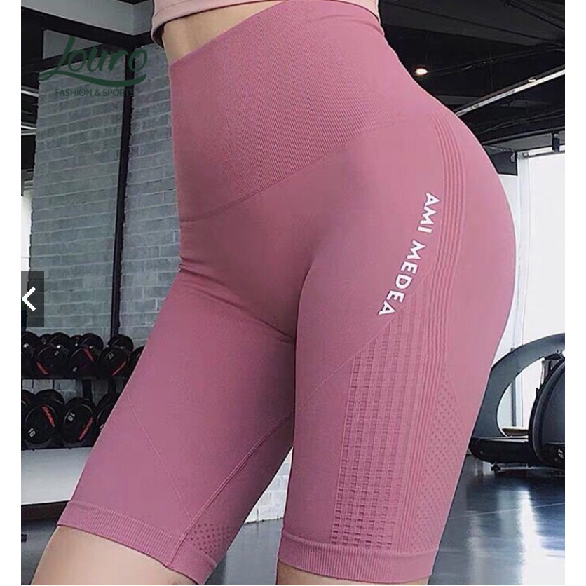 Quần Lửng Tập Gym Nữ Ami Dệt Kim Quảng Châu Cao Cấp