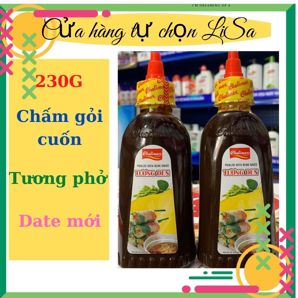 Tương đen Cholimex chai 230g date mới