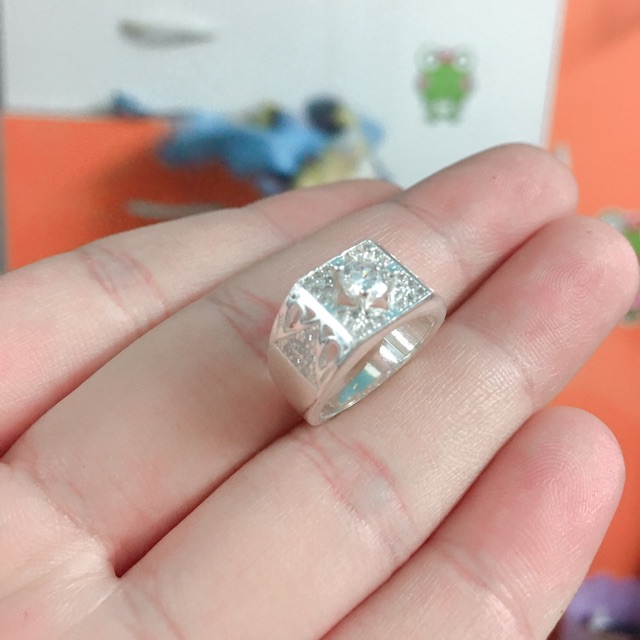 Nhẫn nam bạc ta nhỏ xinh _THU HUONG SILVER
