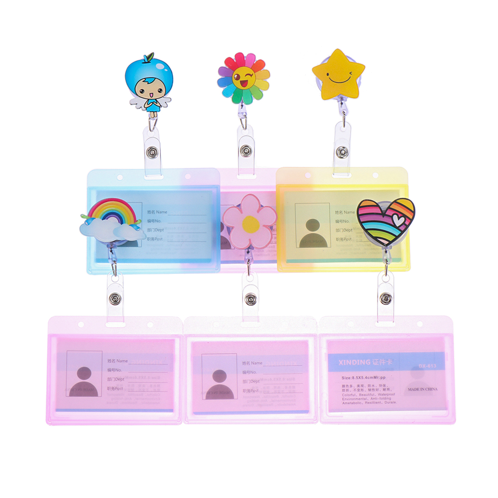 Kẹp giữ thẻ tên có dây rút tiện dụng