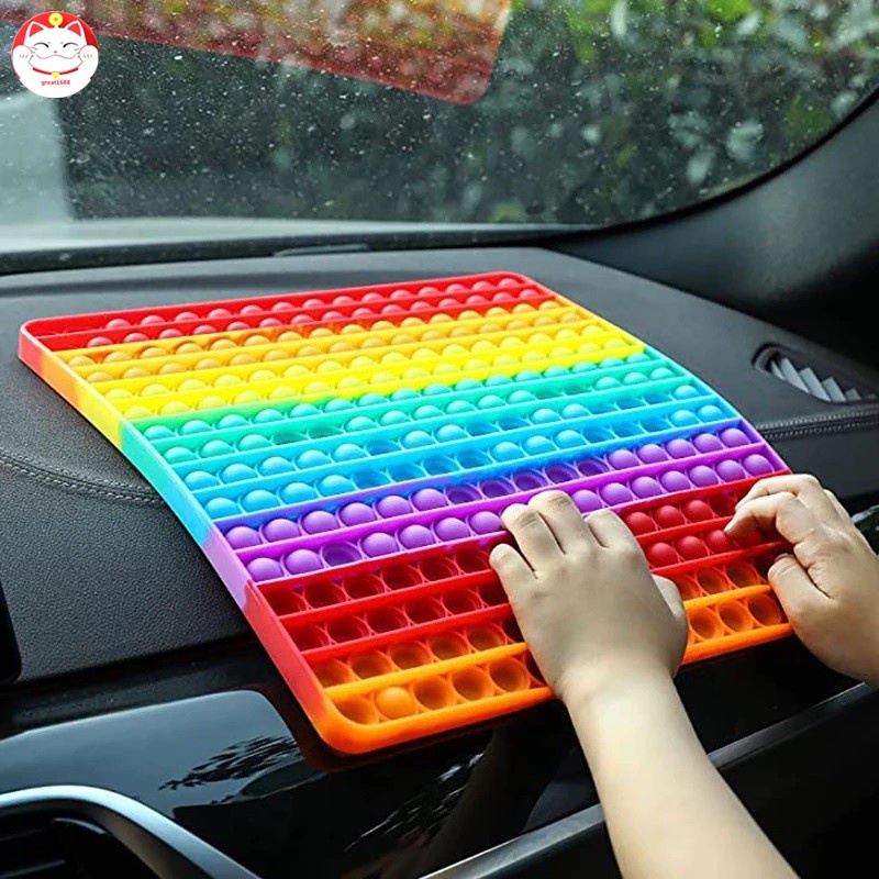 Đồ chơi pop it bóp bong bóng giải trí giảm căng thẳng hiệu quả cho người lớn trẻ em kích thước lớn 20cm 30cm
